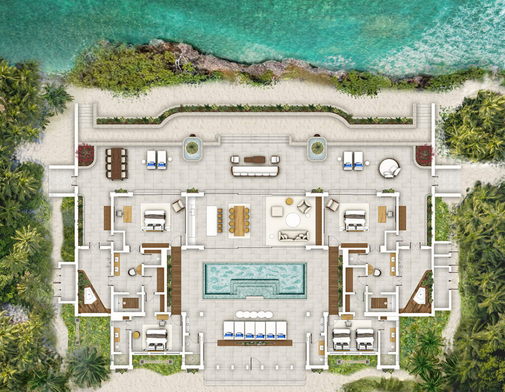 Courtyard Residence Floor Plan